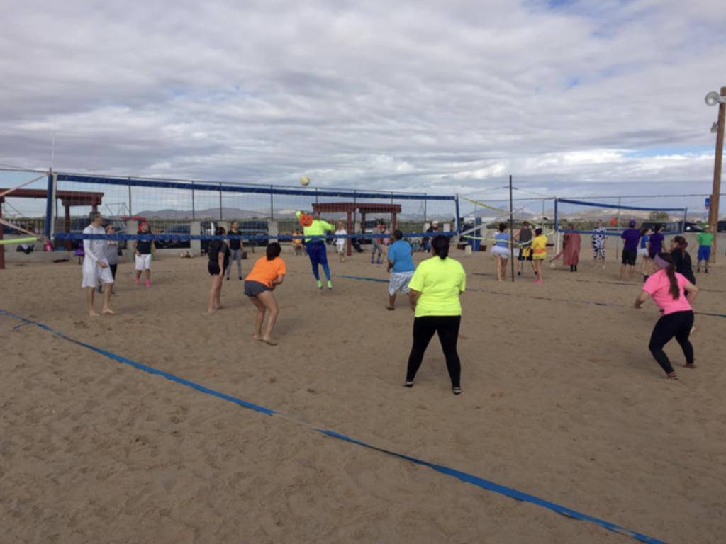 PIC of El Paso Sand Volleyball League play